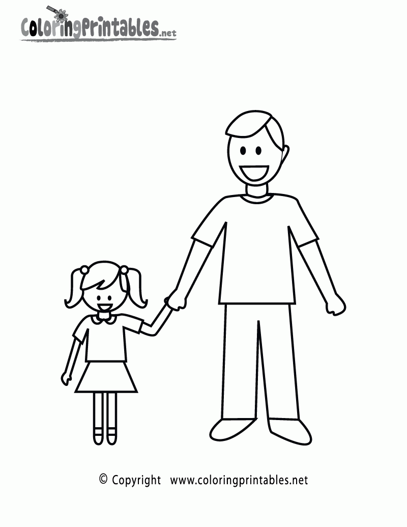 Free Printable Father 39 s Day Coloring Page Free Printable Father 39 s Day Coloring Page