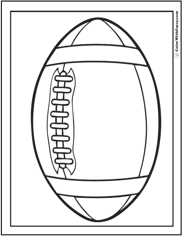 Free Printable Football Coloring Pages For Kids