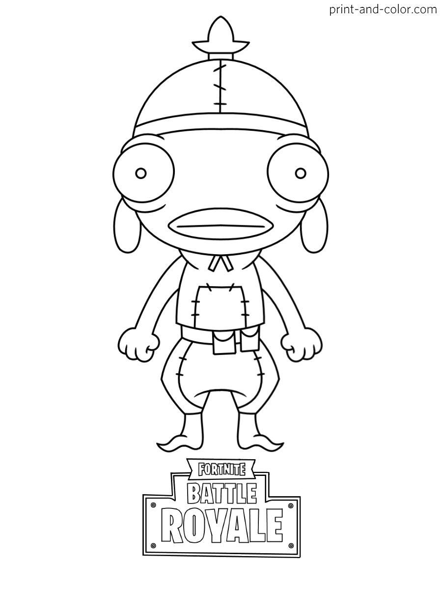 Free Printable Fortnite Coloring Pages Fortnite Coloring Kids Royale 