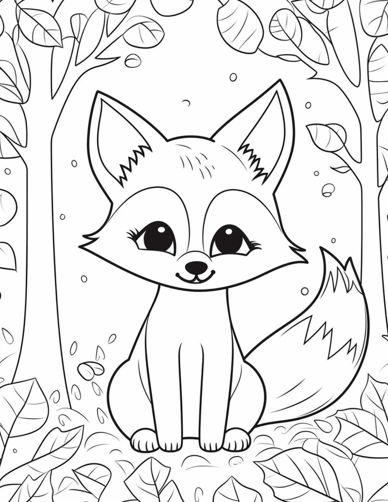 Free Printable Fox Coloring Pages Free Printable Free Printable Fox Coloring Pages Free Printable