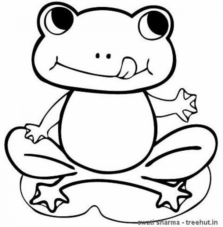 Free Printable Frog Coloring Pages Printable And Enjoyable Learning