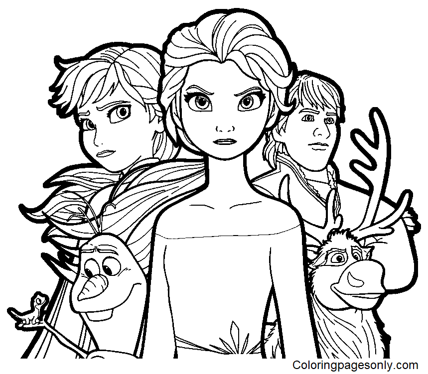 Free Printable Frozen Coloring Page Free Printable Coloring Pages