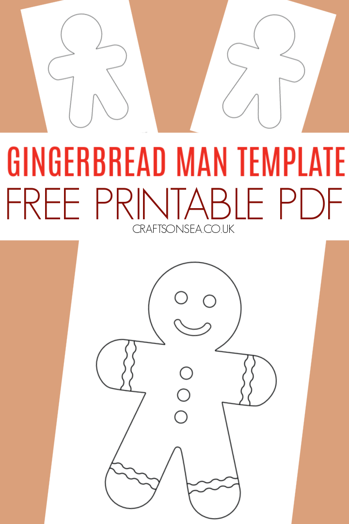 Free Printable Gingerbread Man Template Pdf