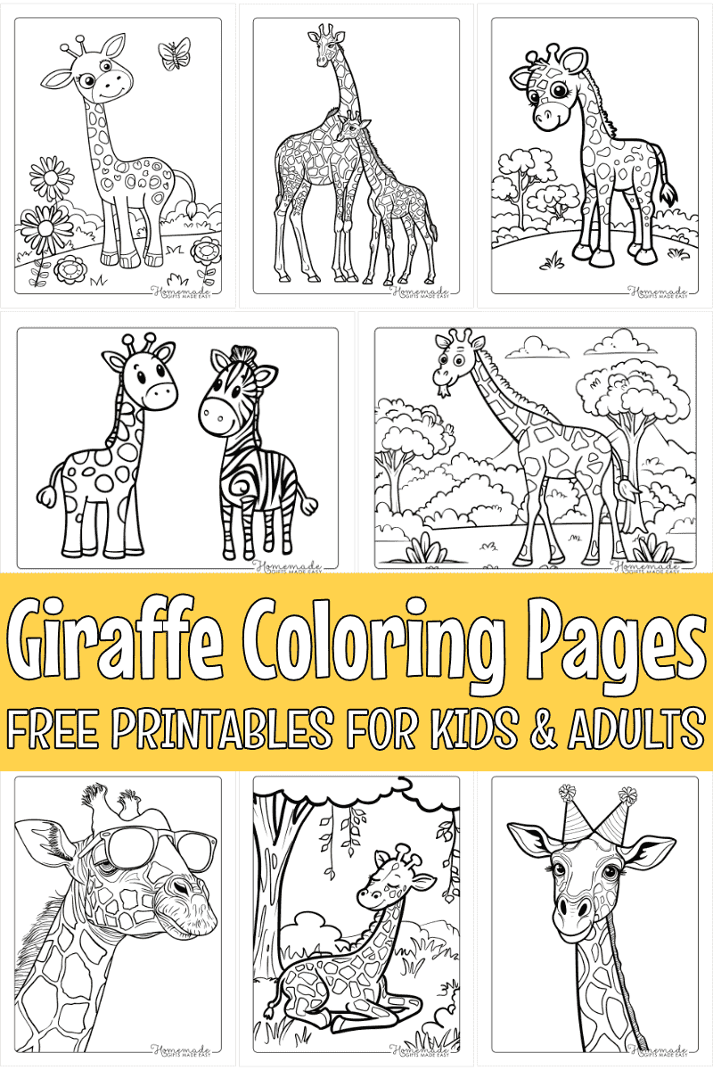 giraffe coloring pages easy giraffe coloring pages easy
