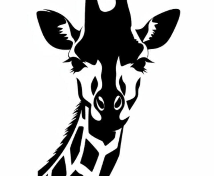 Free Printable Giraffe Stencils Free Printable Stencils