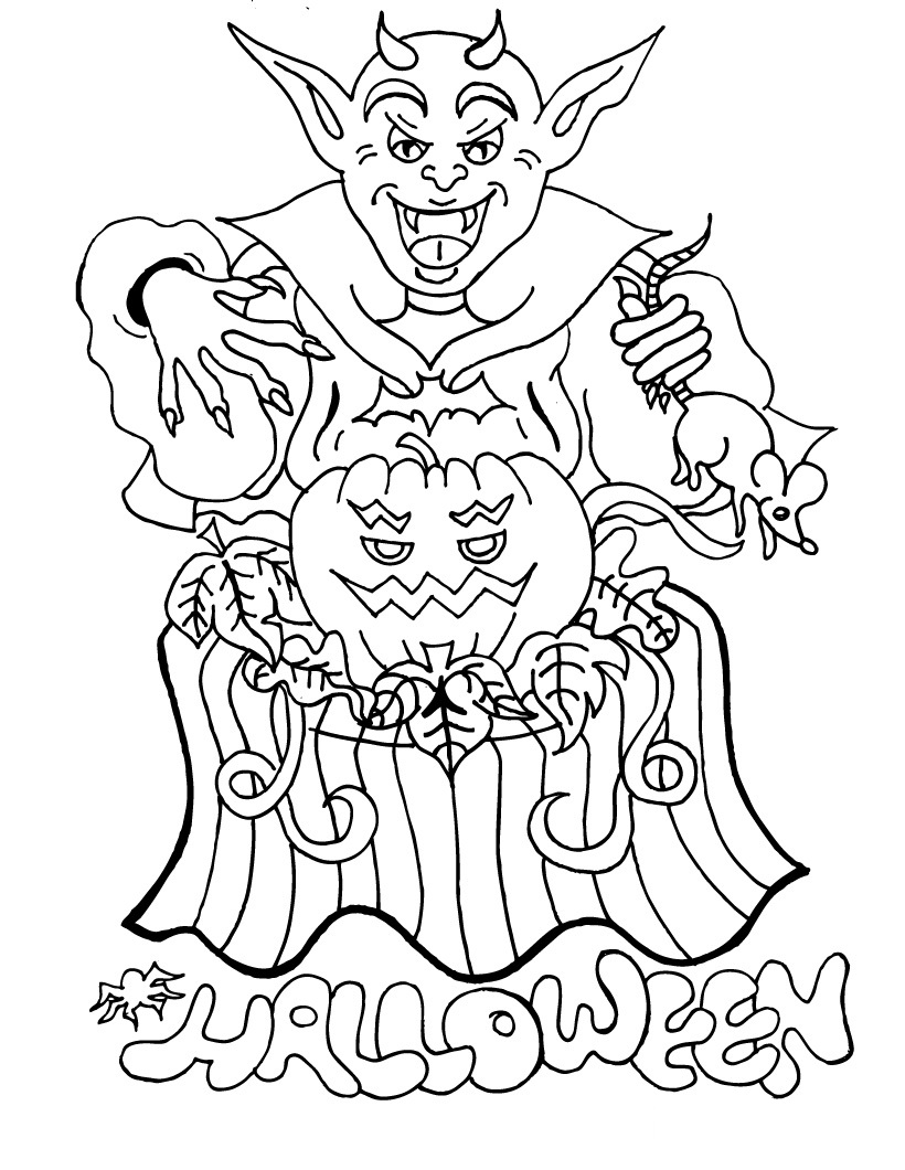 Free Printable Halloween Coloring Pages For Kids Free Printable Halloween Coloring Pages For Kids