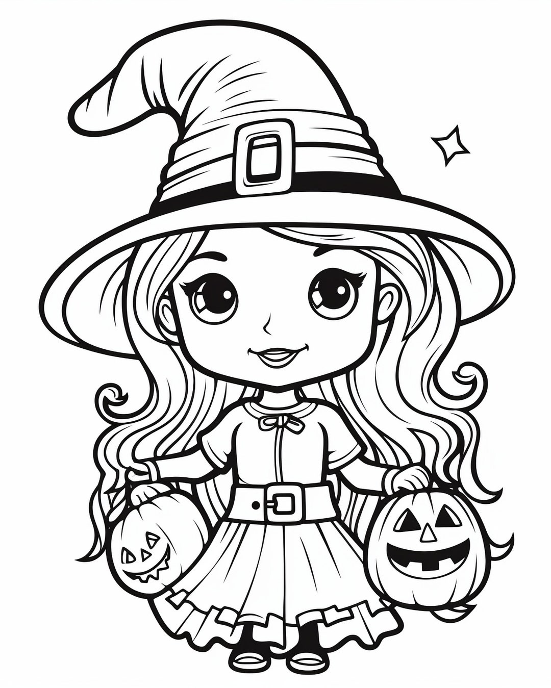 free printable halloween color pages