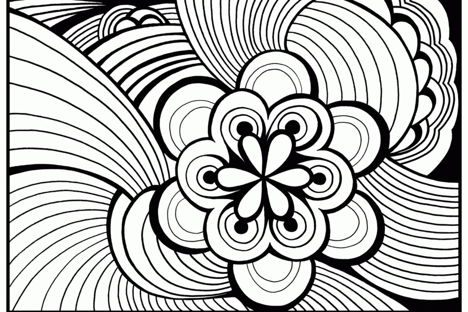 Free Printable Hard Coloring Pages For Adults Coloring Home