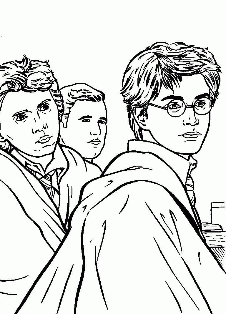 Harry Potter printables coloring pages Harry Potter printables coloring pages