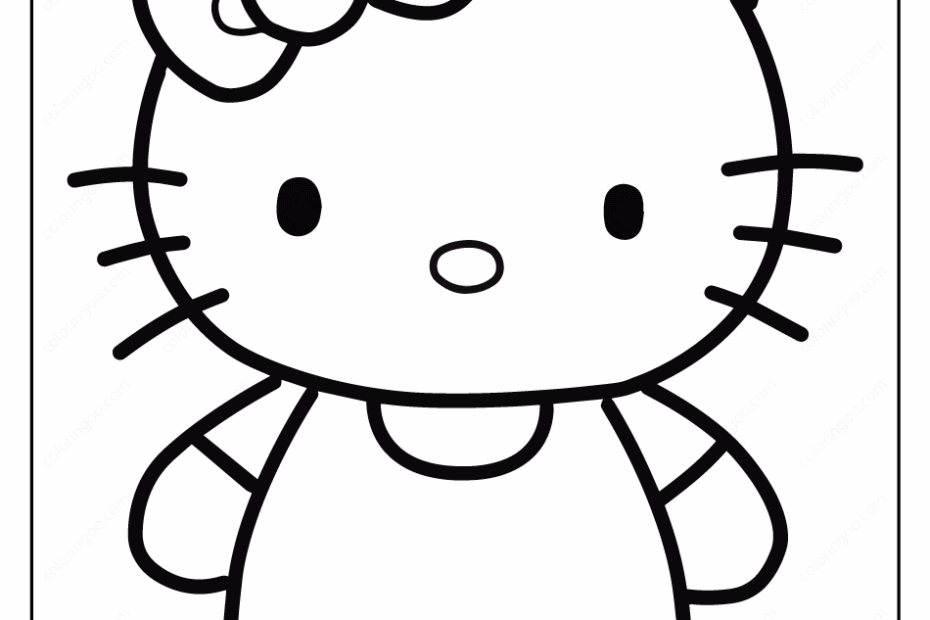 Free Printable Hello Kitty Coloring Pages