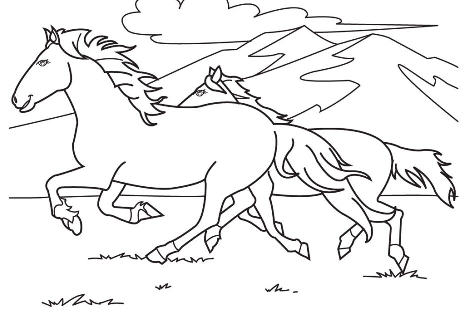 Free Printable Horse Coloring Pages For Kids