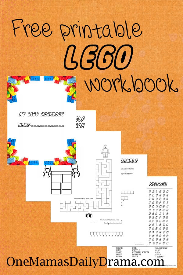 FREE Printable Lego Workbook FREE Printable Lego Workbook