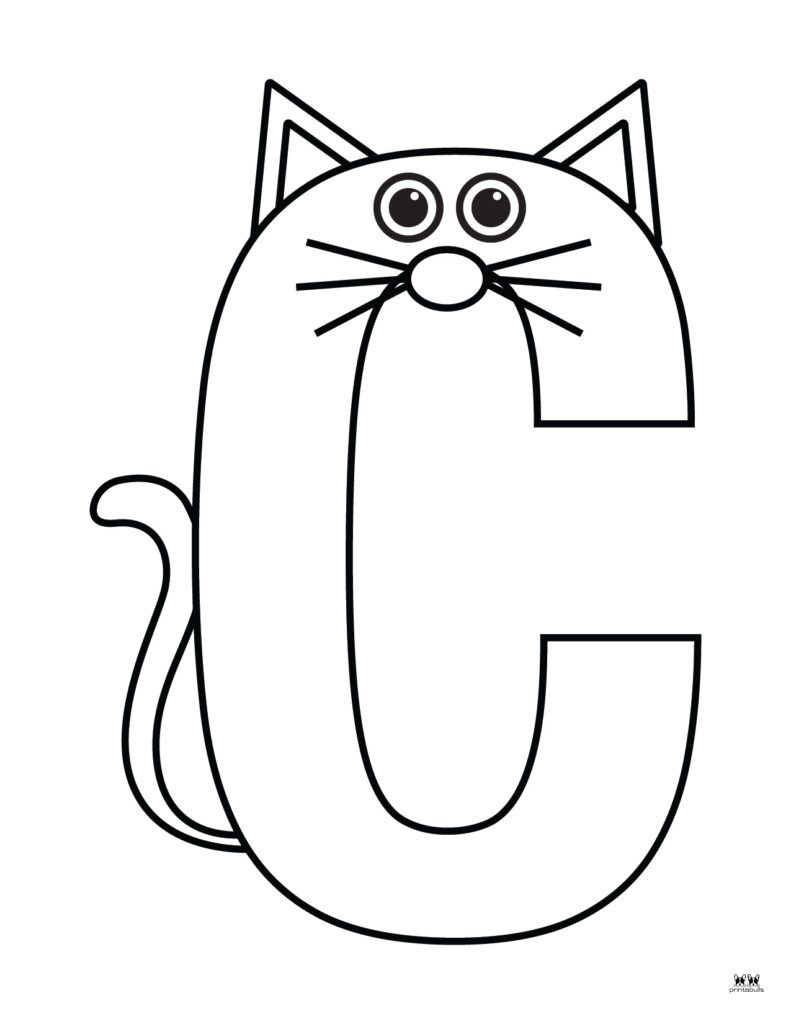 Free Printable Letter C Coloring Page Letter C Colori Vrogue co