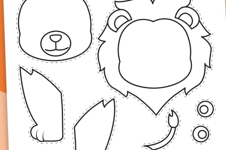 Free Printable Lion Craft Template For Kids