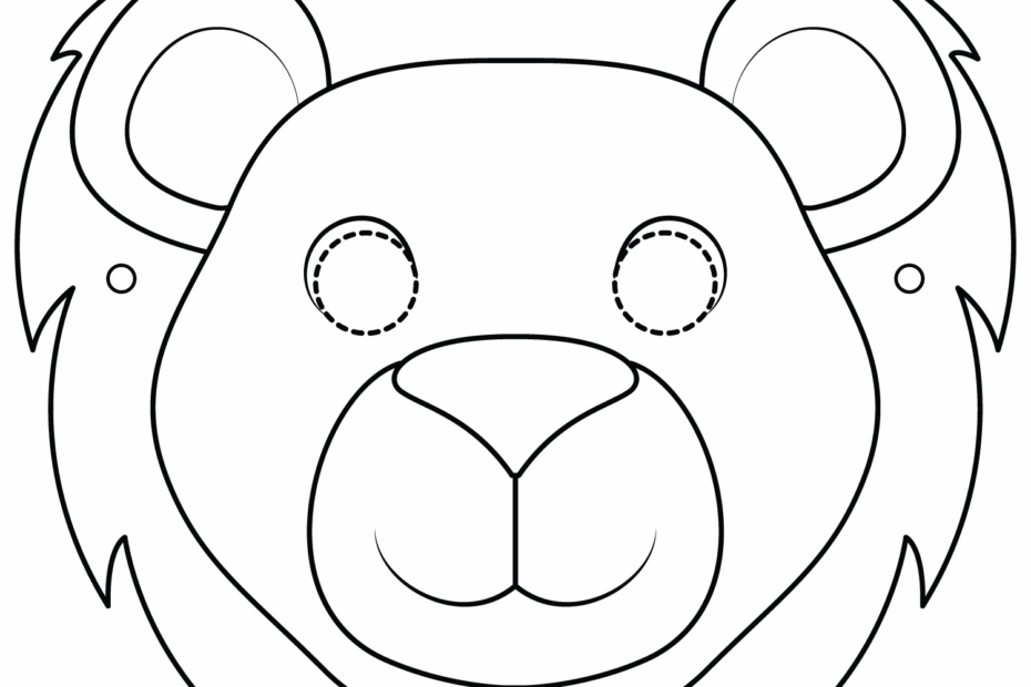 Free Printable Lion Mask Free Printable