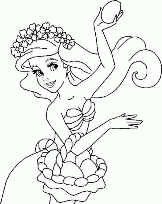Free Printable Little Mermaid Coloring Pages For Kids Free Printable Little Mermaid Coloring Pages For Kids