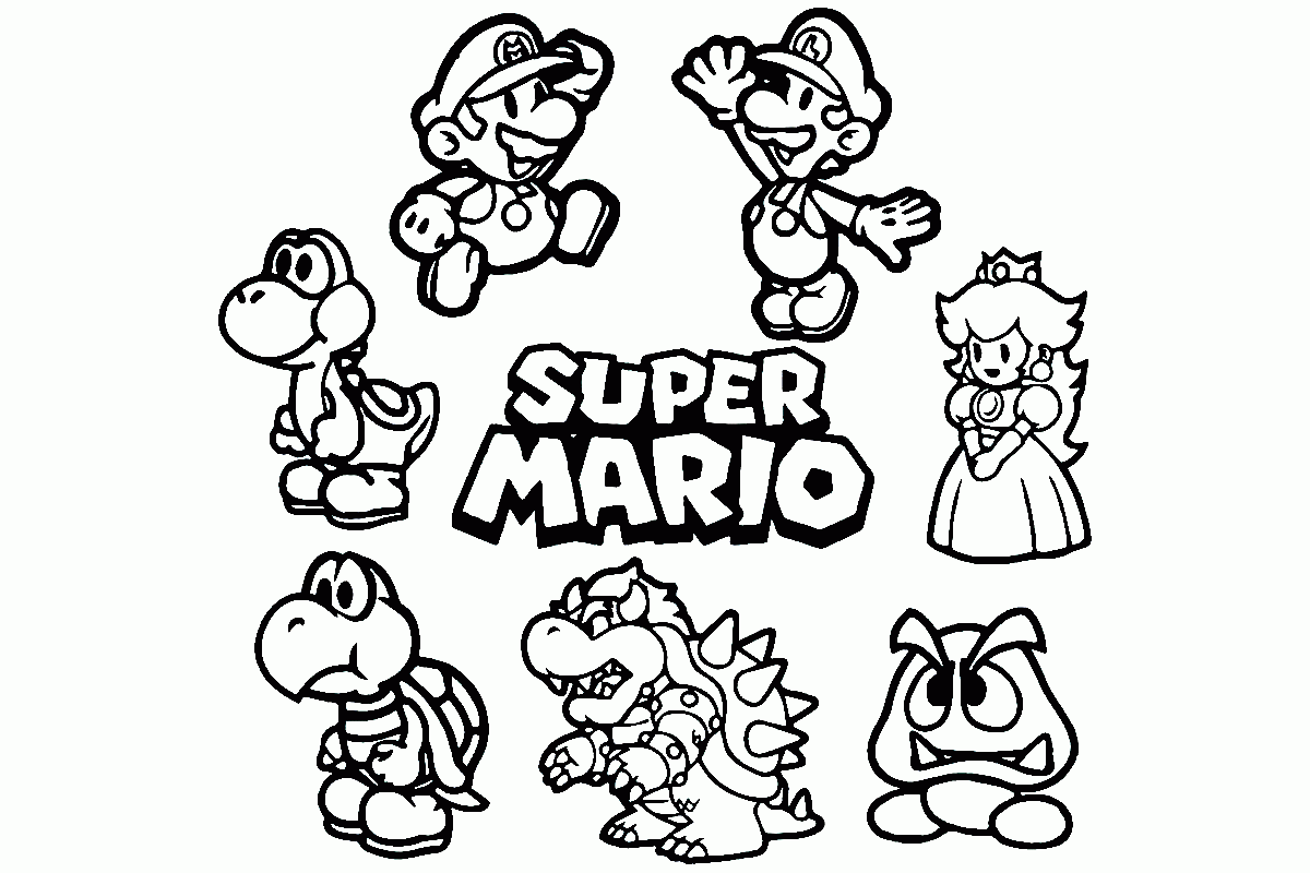 Free Printable Mario Characters Portal Tutorials Free Printable Mario Characters Portal Tutorials