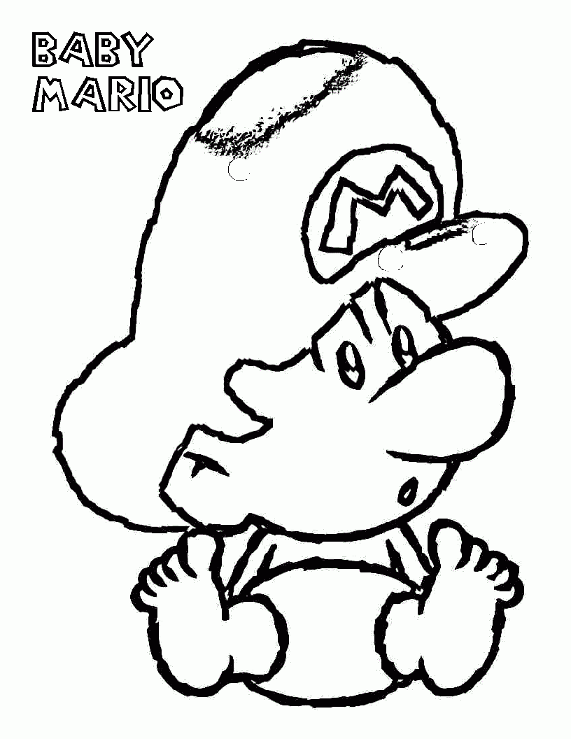 Mario Coloring Pages Mario Coloring Pages
