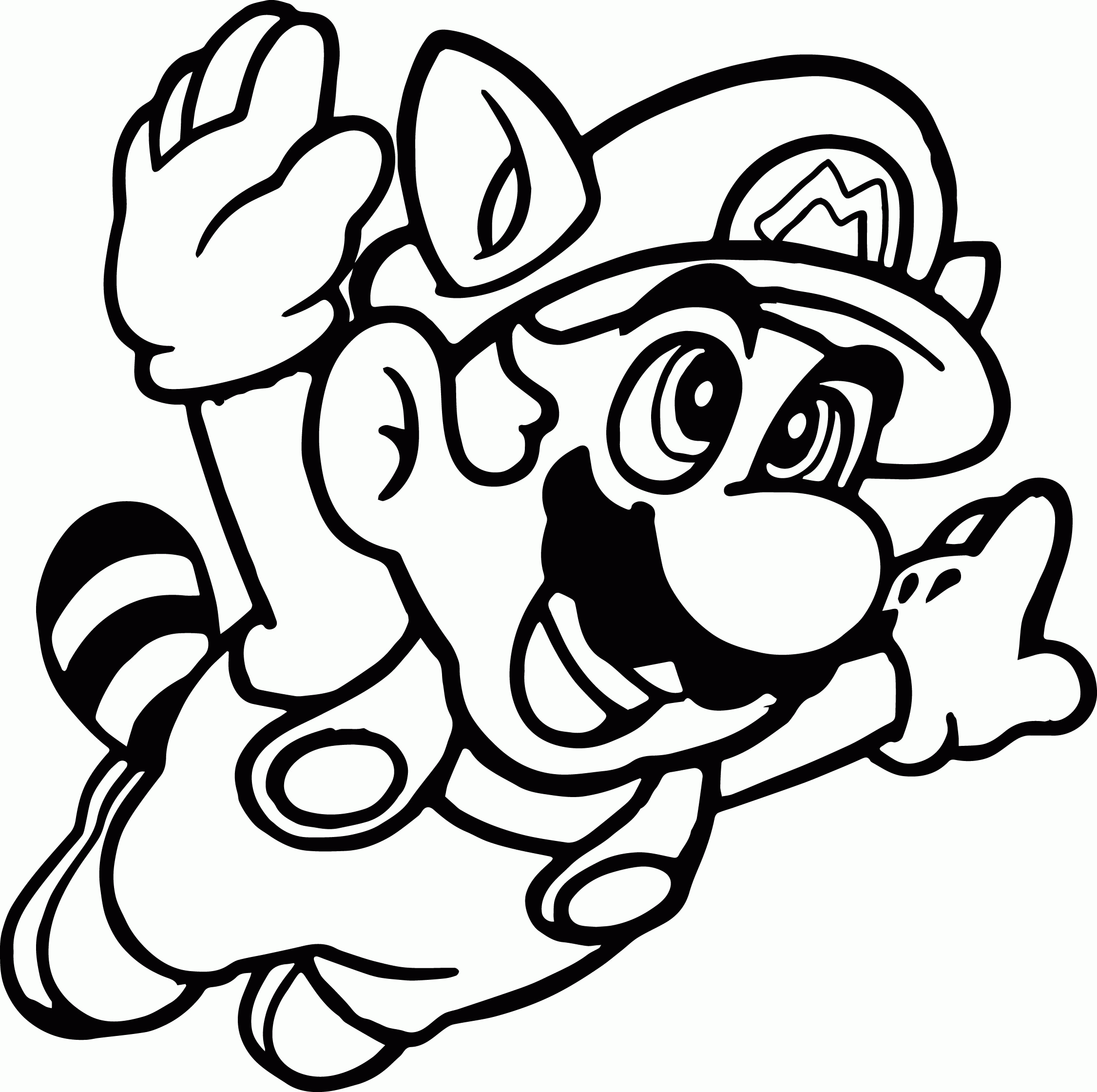 free printable coloring sheet Mario free printable coloring sheet Mario