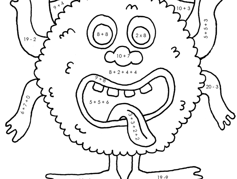 Free Printable Maths Colouring Worksheets Printable Worksheets