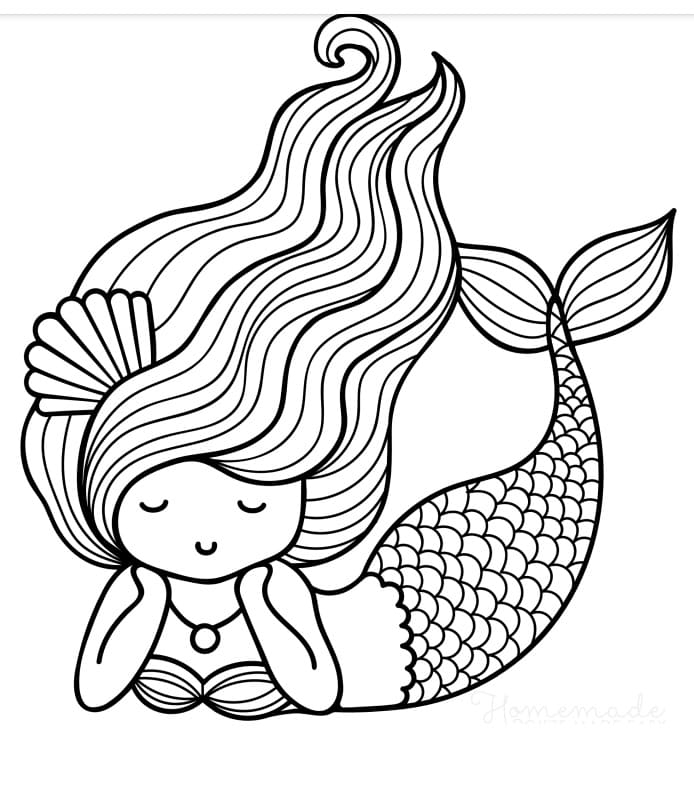 Free Printable Mermaid Coloring Page Free Printable Coloring Pages Free Printable Mermaid Coloring Page Free Printable Coloring Pages