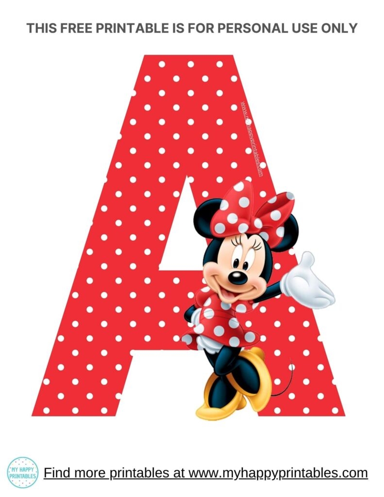 free printable Minnie Mouse decorations free printable Minnie Mouse decorations