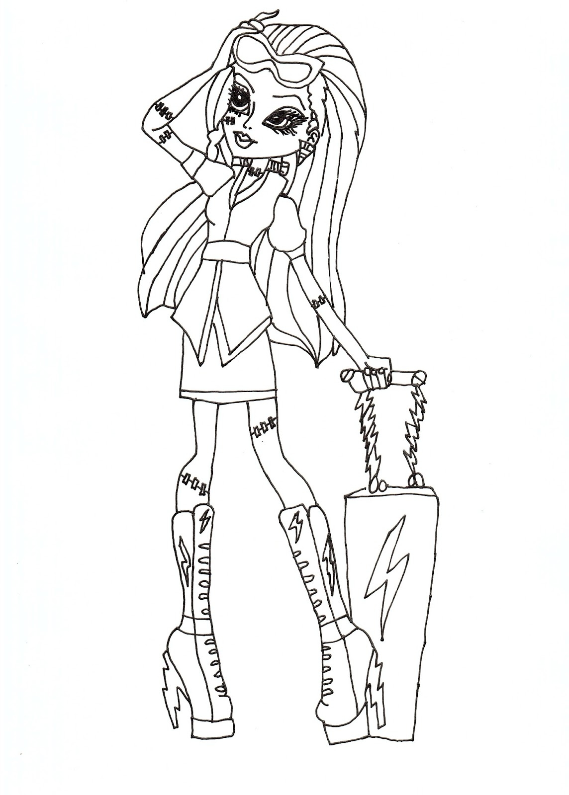 Free Printable Monster High Coloring Pages For Kids Free Printable Monster High Coloring Pages For Kids