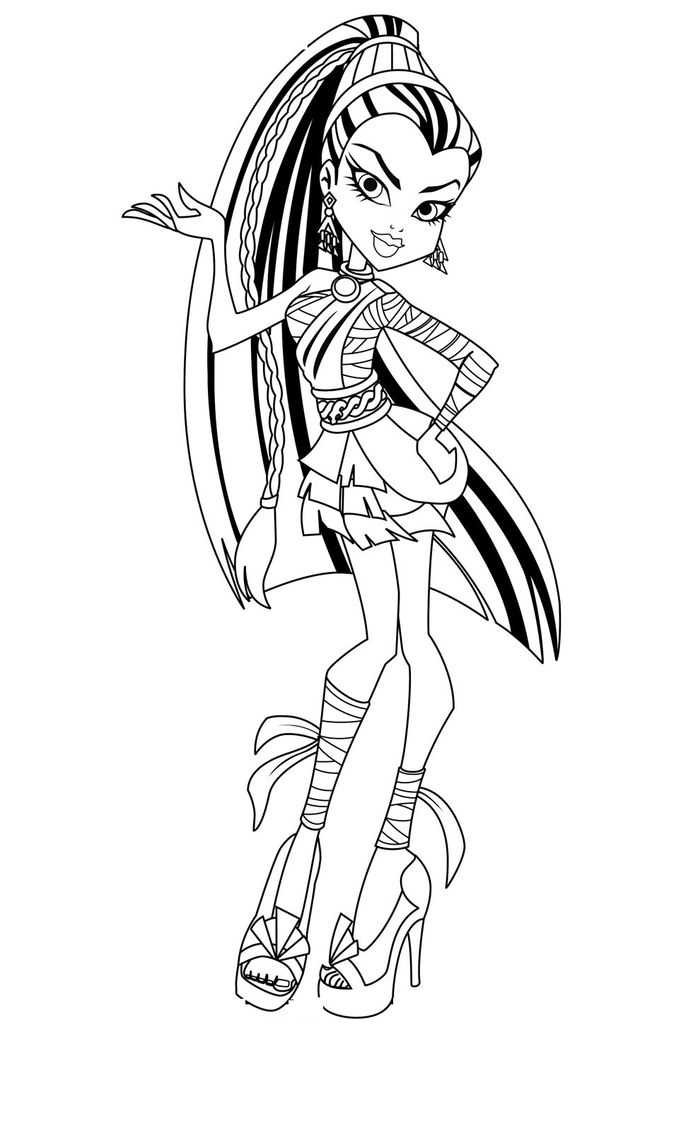 monster high coloring pages monster high coloring pages