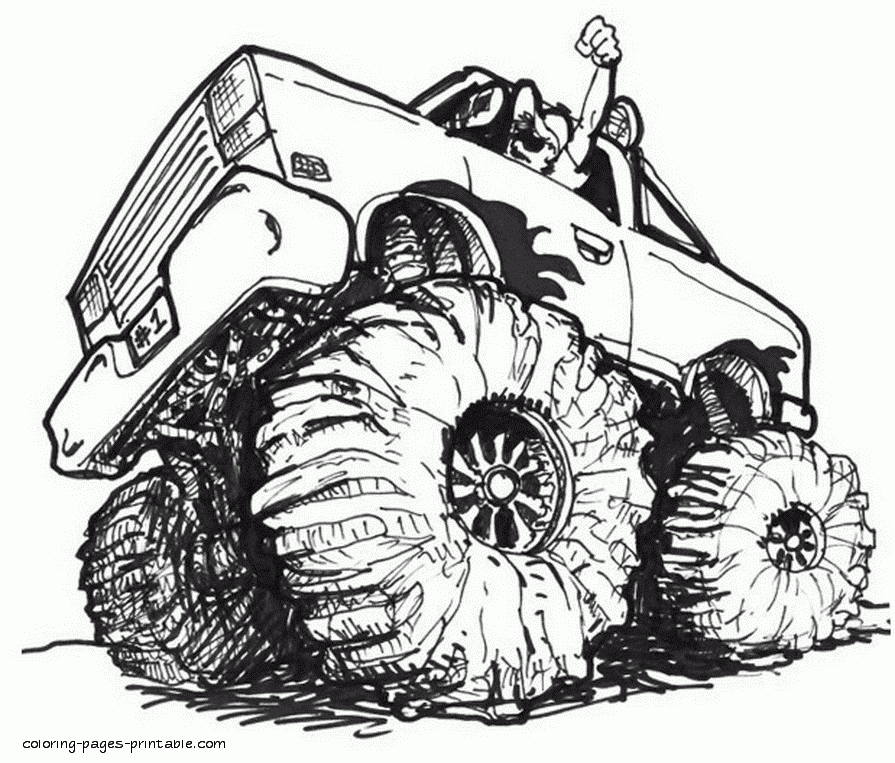 Free Printable Monster Truck Coloring Pages COLORING PAGES PRINTABLE COM Free Printable Monster Truck Coloring Pages COLORING PAGES PRINTABLE COM