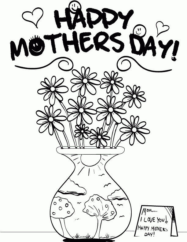 Free Printable Mothers Day Coloring Pages For Kids Free Printable Mothers Day Coloring Pages For Kids