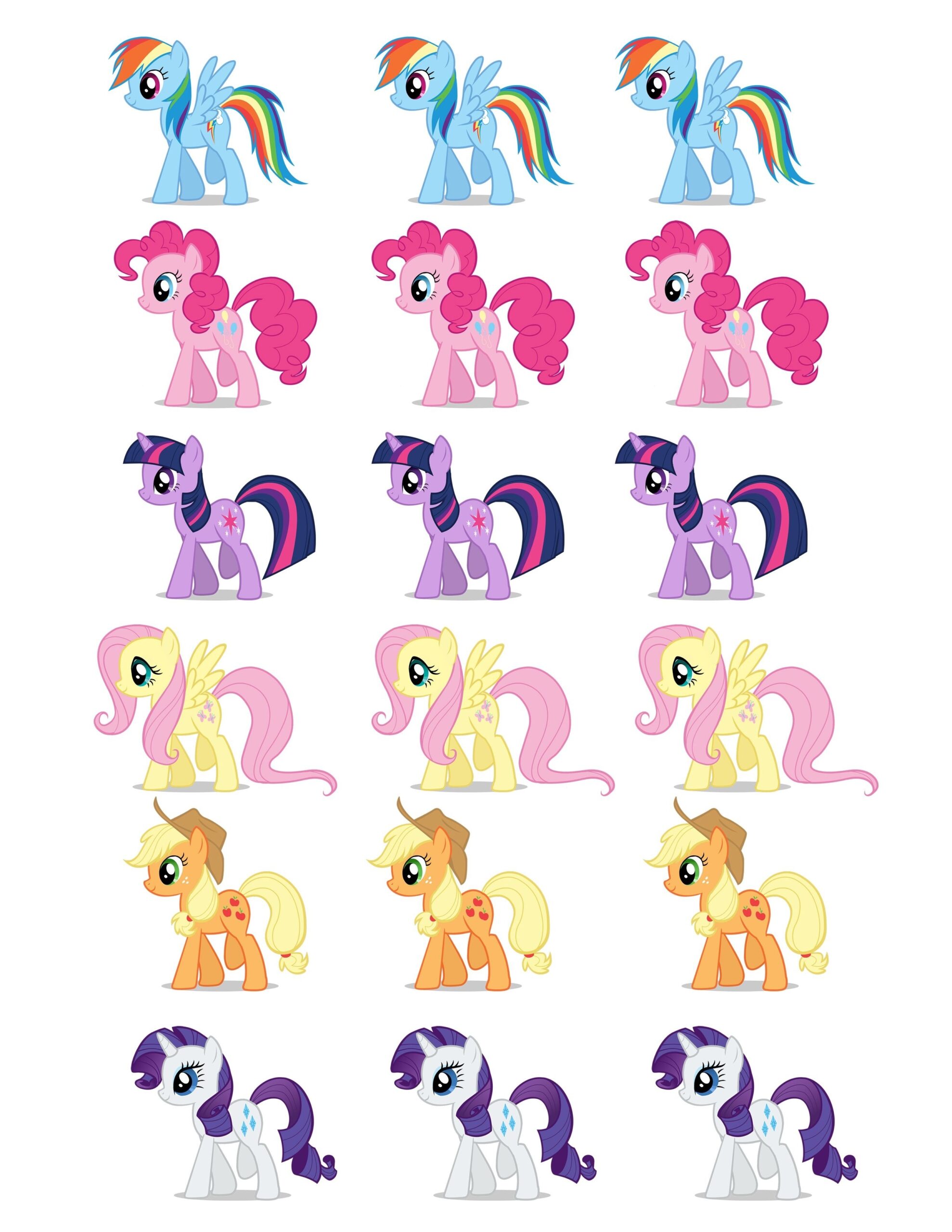 Free Printable My Little Pony Cupcake Toppers Free Printable Free Printable My Little Pony Cupcake Toppers Free Printable