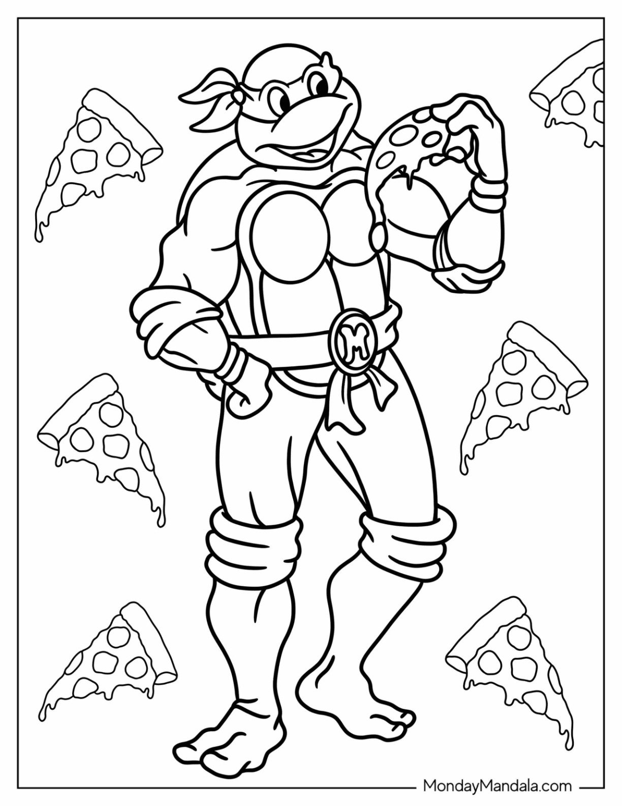 Free Printable Ninja Turtle Coloring Sheets Free Coloring Sheet 