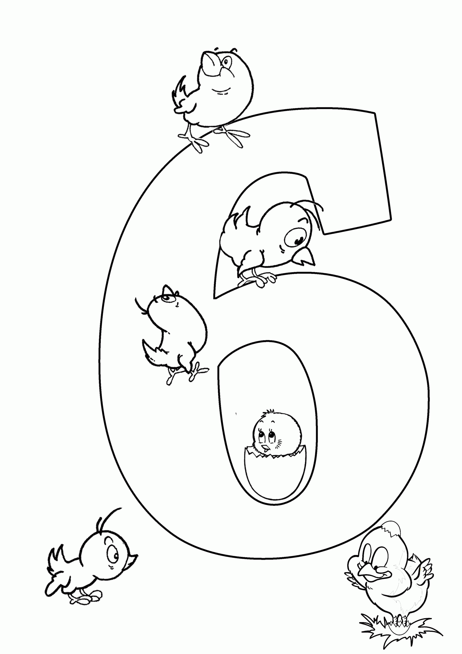 free printable toddler number coloring pages