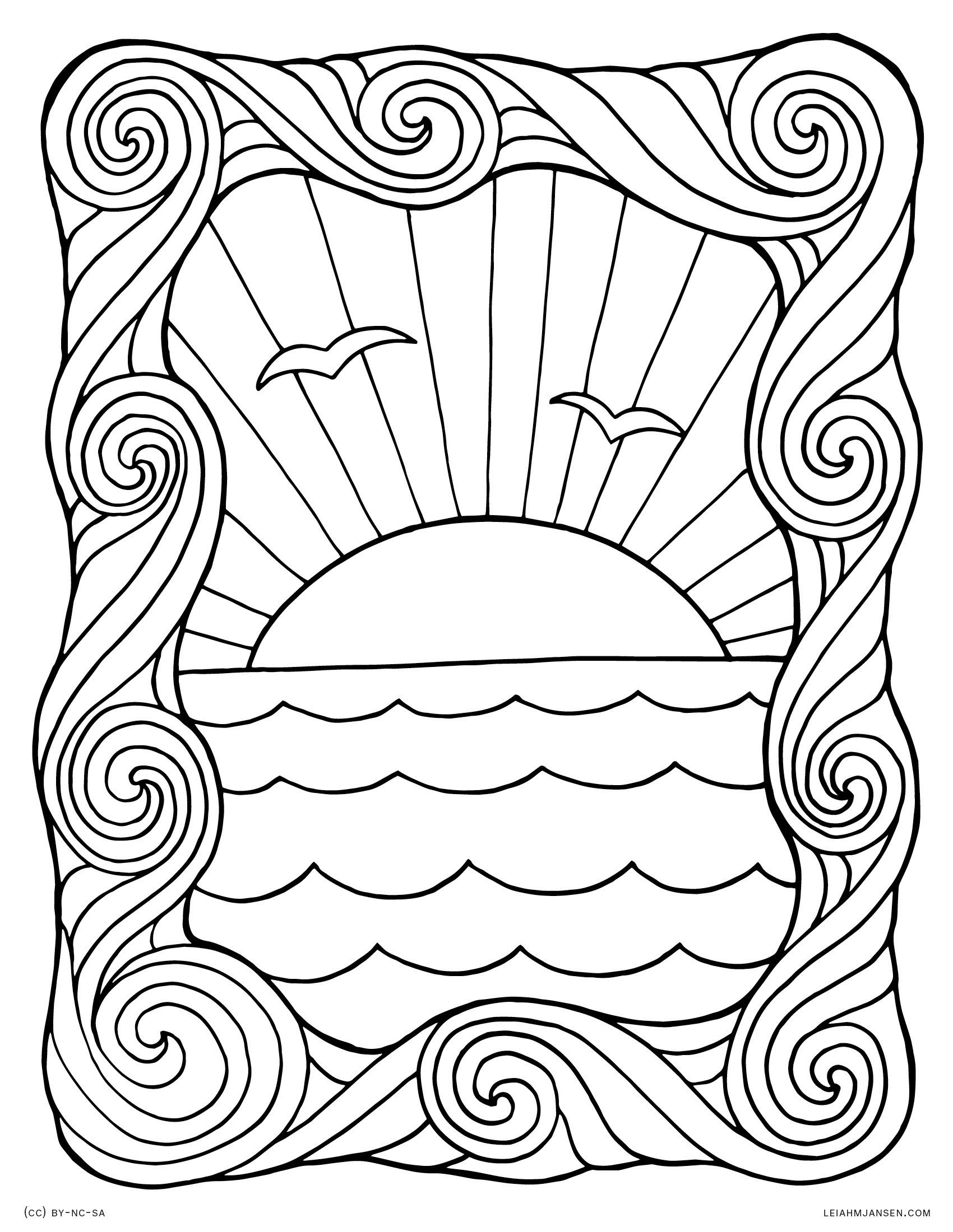 free printable ocean coloring pages