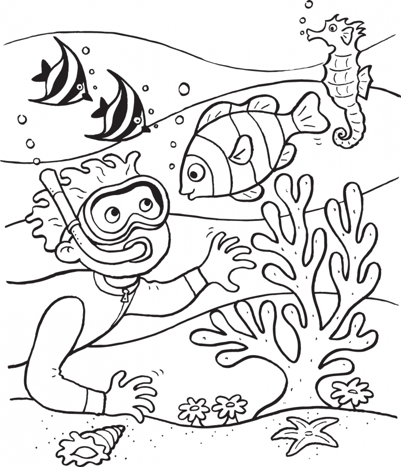 cute ocean coloring pages cute ocean coloring pages