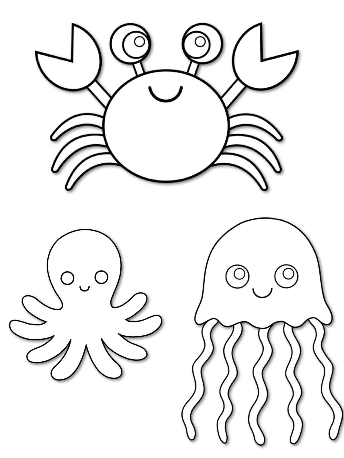 free printable ocean creatures
