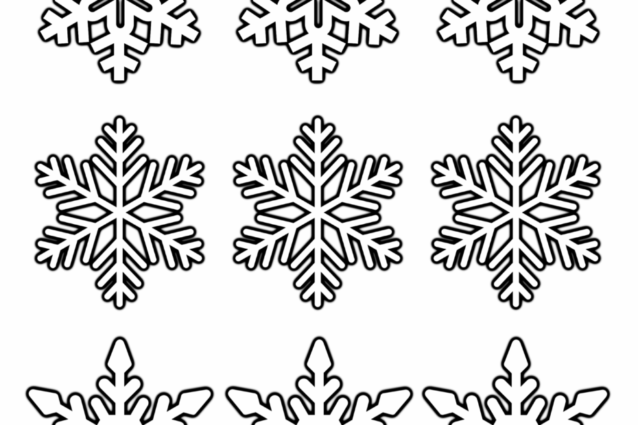Free Printable Paper Snowflake Templates Get What You Need