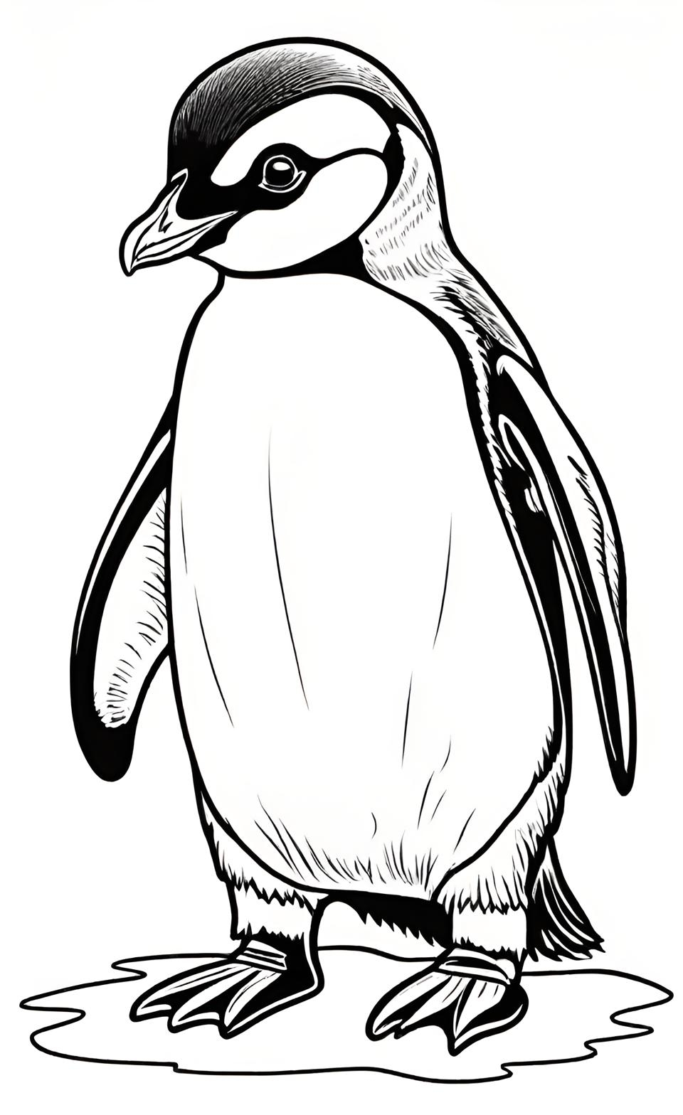 free printable of a penguin