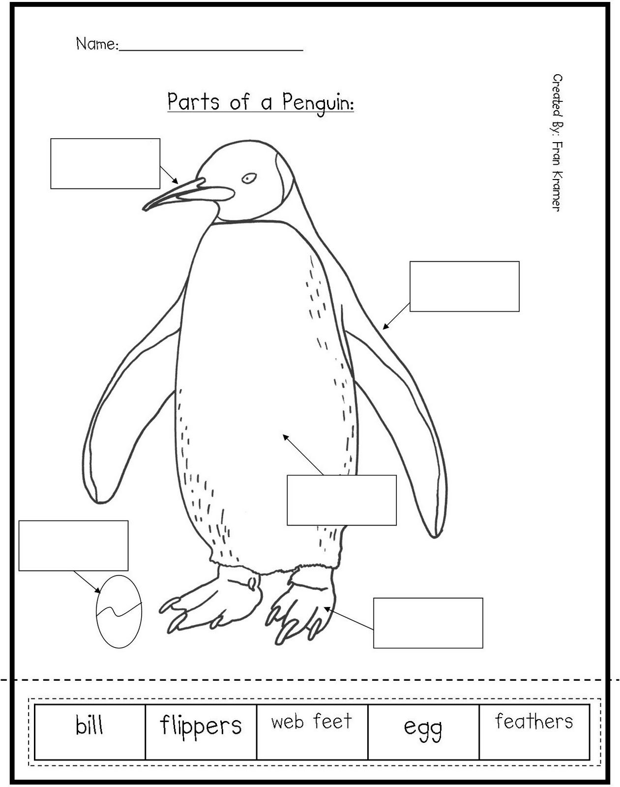Free Printable Penguin Worksheets