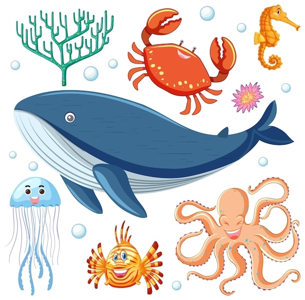sea animals free printables