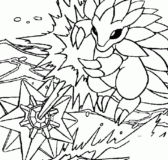 Free Printable Pokemon Coloring Book Page 010