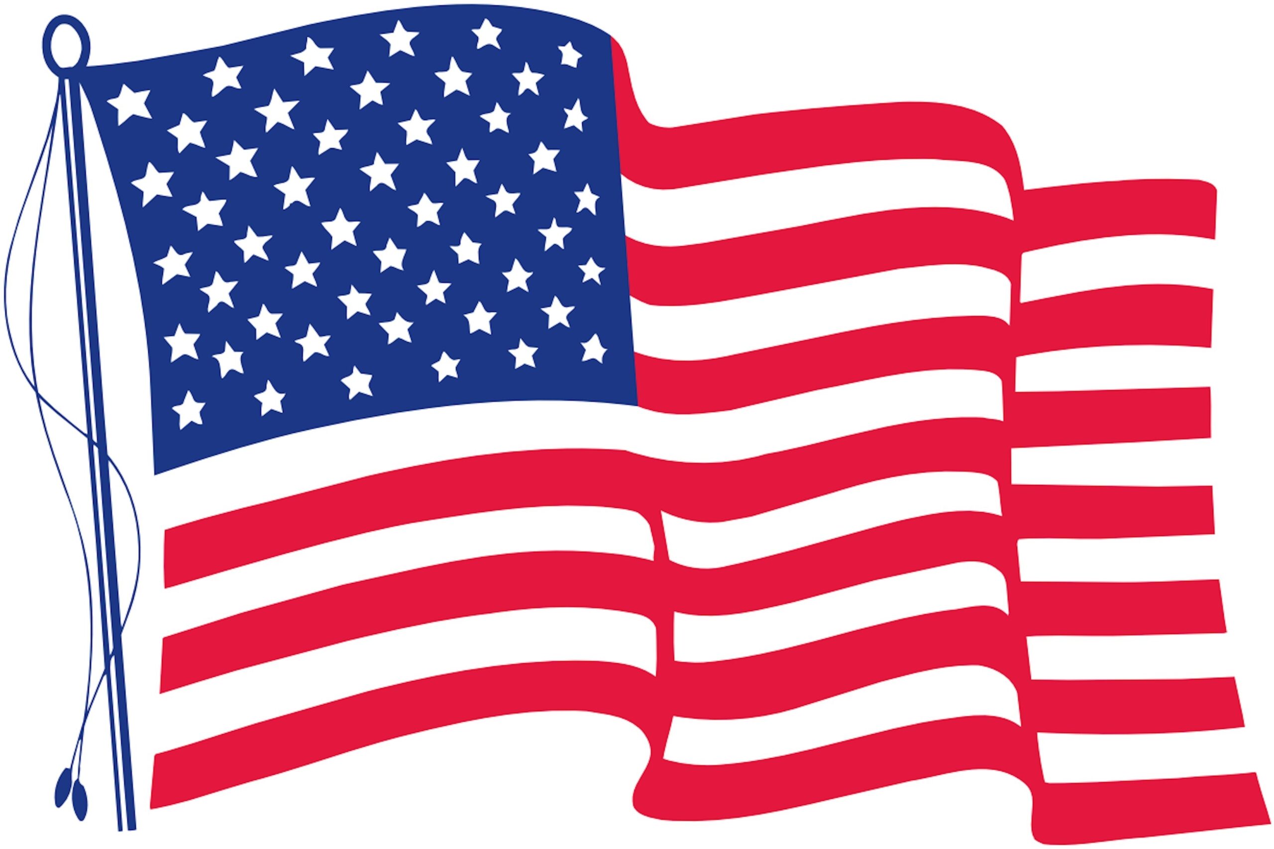USA flag printable pdf