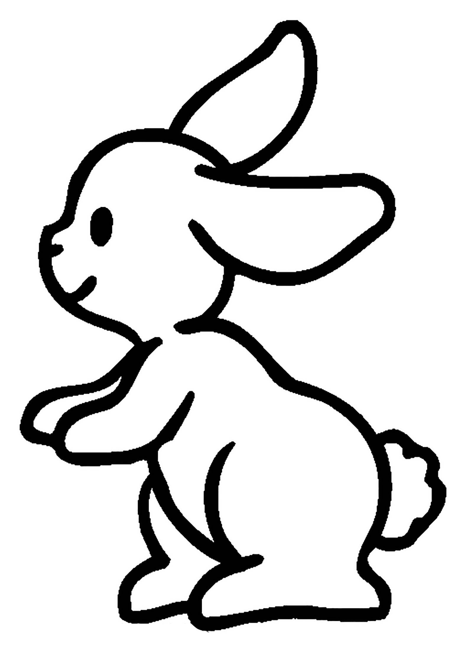 Free Printable Rabbit Coloring Pages Printable Calendars AT A GLANCE