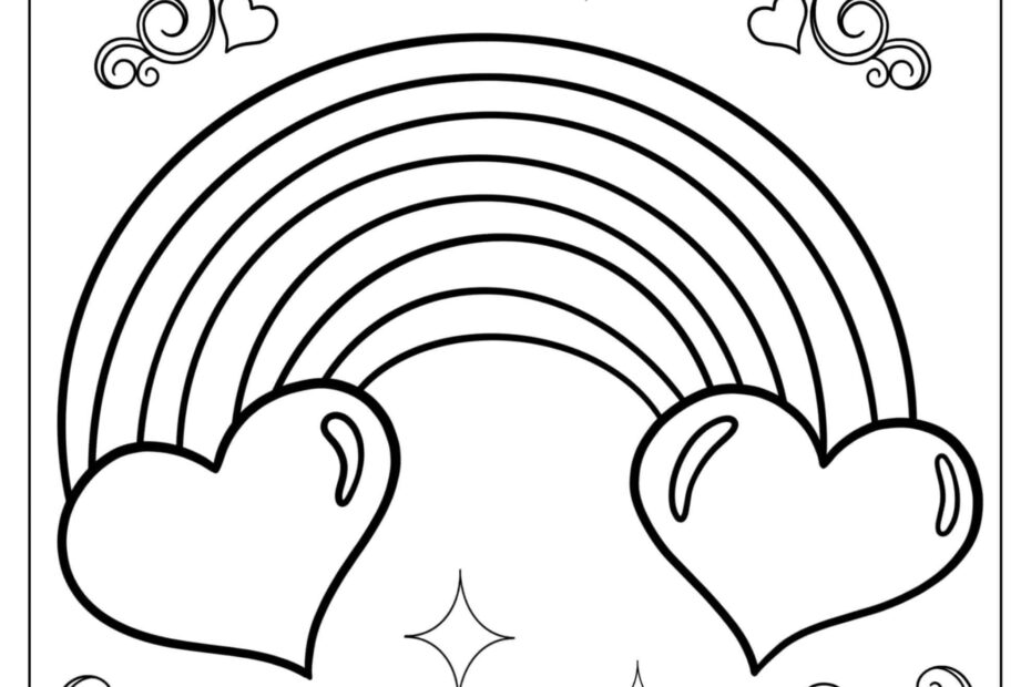 Free Printable Rainbow Coloring Pages For Kids Rainbow Pages Rainbow