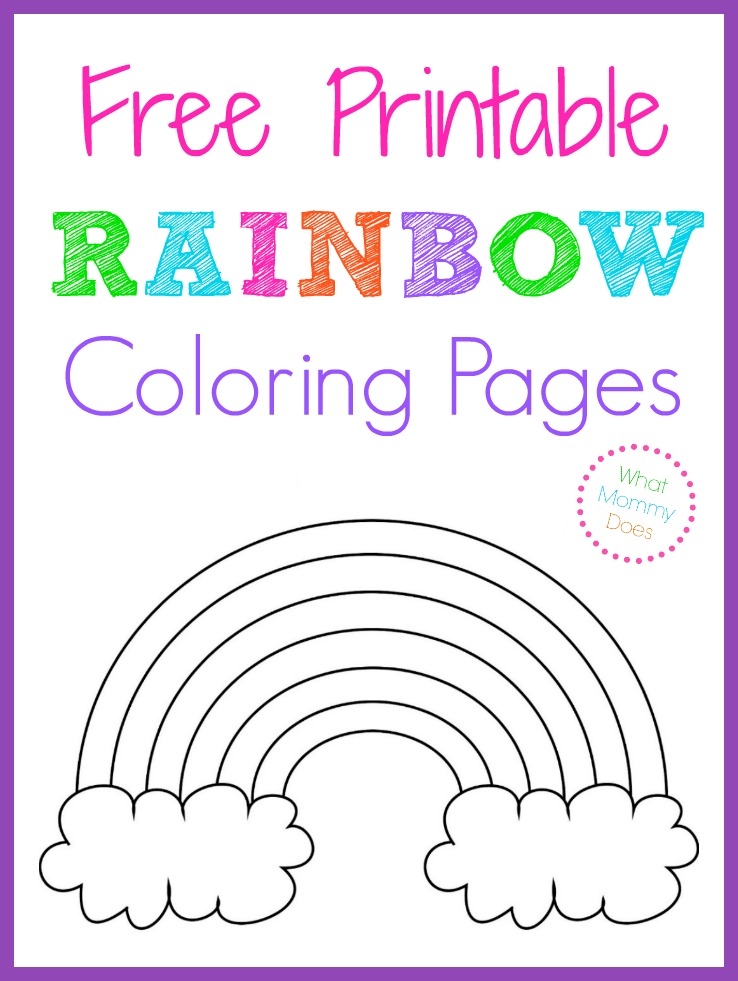 free printable rainbow coloring sheets free printable rainbow coloring sheets