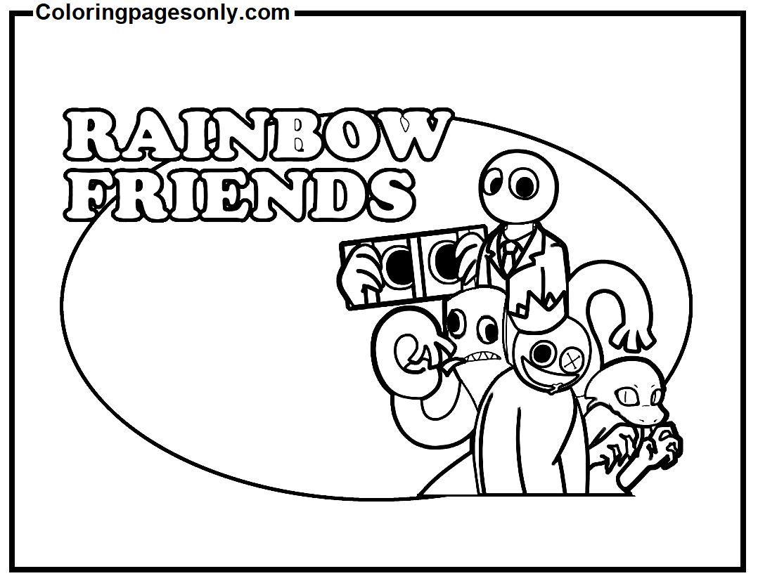 Free Printable Rainbow Friends Coloring Page Free Printable Coloring 
