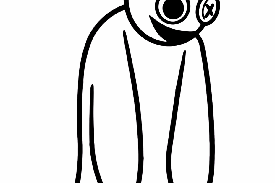 Free Printable Rainbow Friends Coloring Pages Blue Rainbow Friends