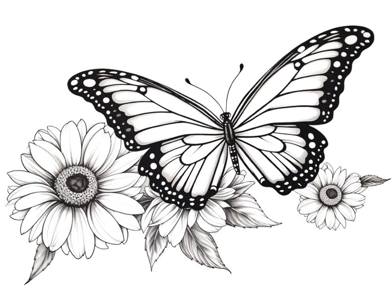 Free Printable Realistic Butterfly Coloring Pages Free Coloring Sheet
