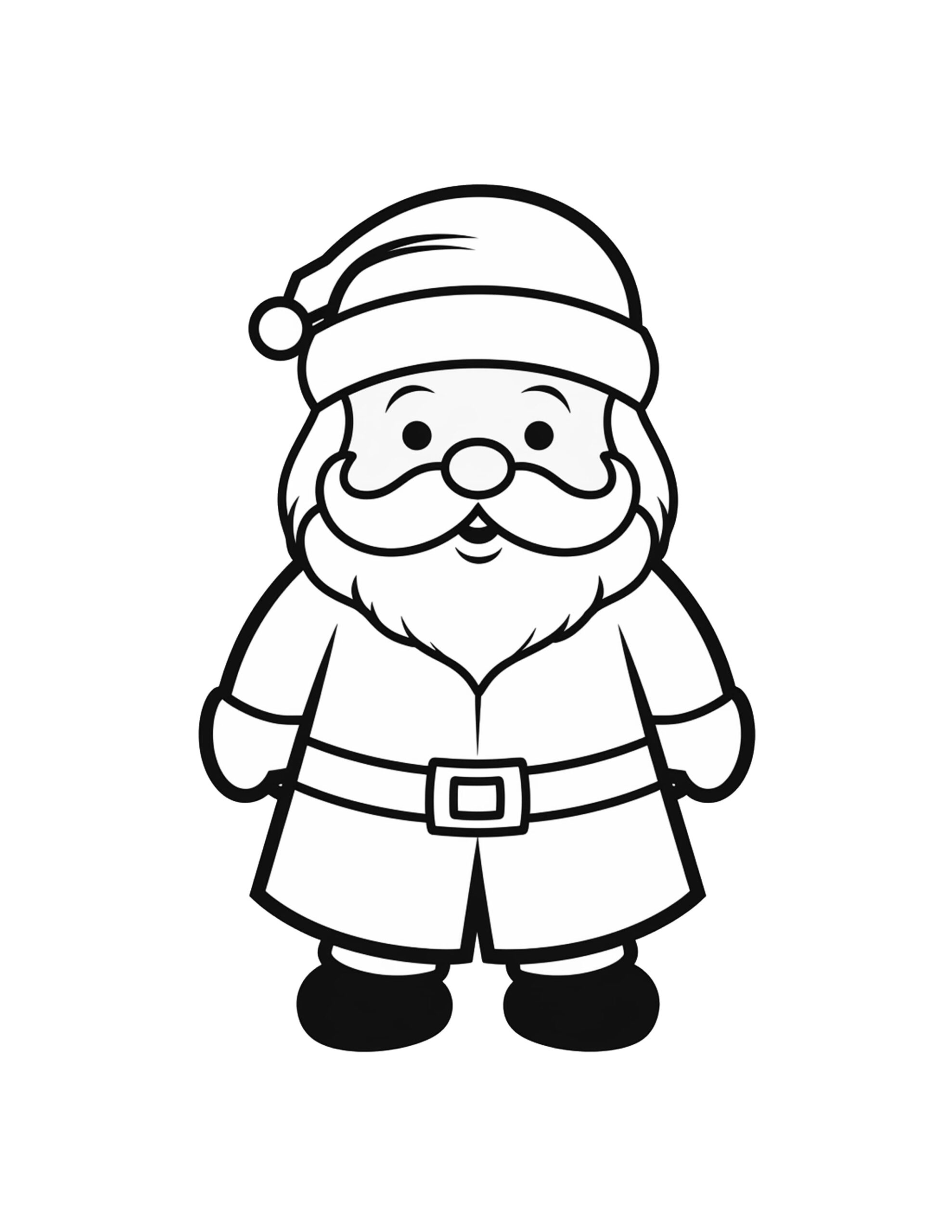 Free Printable Santa Claus Color Pages For Kids Free Printable Santa Claus Color Pages For Kids