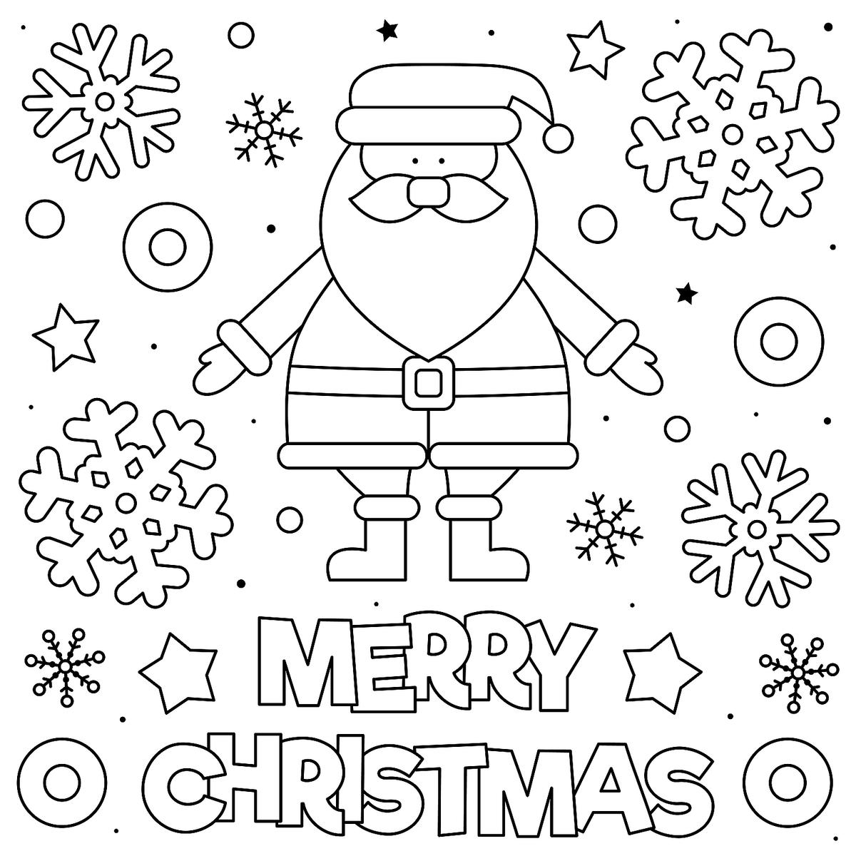 Free Printable Santa Coloring Sheets Free Coloring Sheet Printables 